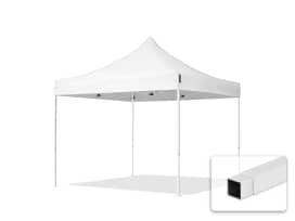10x10 ft PES 700 Pop up canopy ECONOMY Steel 1.2 in., White