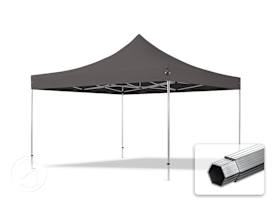 4x4m PES 800 Pop Up Gazebo PROFESSIONAL Aluminium 40 mm, dark grey 4x4m PES 800 Pop Up Gazebo PROFESSIONAL Aluminium 40 mm, dark grey