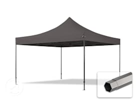 4x4m PES 750 Pop Up Gazebo PREMIUM Steel 40 mm, dark grey