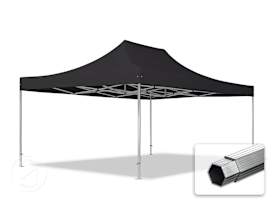 4x6m PVC 850 Pop Up Gazebo PROFESSIONAL Aluminium 50 mm, black 4x6m PVC 850 Pop Up Gazebo PROFESSIONAL Aluminium 50 mm, black