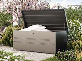 182 x 84 cm Garden storage box, anthracite grey