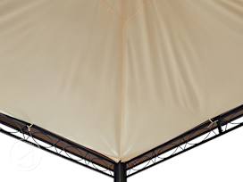 Sun sail for garden gazebo Rendezvous Deluxe, 4x4m, champagne