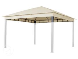 Replacement roof for garden gazebo Sunset Premium, 4x4m, champagne