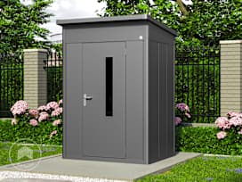 158 x 122 cm Garden shed, anthracite grey