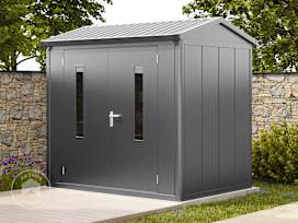 228 x 180 cm Garden shed, anthracite grey