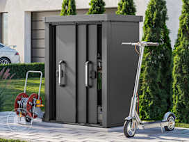 120 x 78 cm Garden shed L, anthracite grey