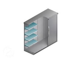 Shelving system for Garden shed Florian 2107