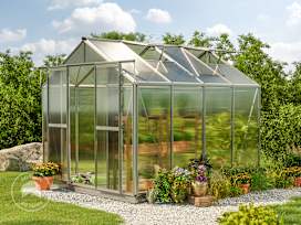 259 x 259 cm Greenhouse, 6 mm twin-wall sheets, no extras