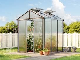 199 x 199 cm Greenhouse, aluminium, no extras