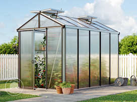 199 x 324 cm Greenhouse, aluminium, no extras 199 x 324 cm Greenhouse, aluminium, no extras