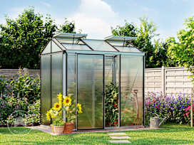 161 x 235 cm Greenhouse, aluminium, no extras 161 x 235 cm Greenhouse, aluminium, no extras