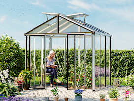 263 x 199 cm Greenhouse, aluminium