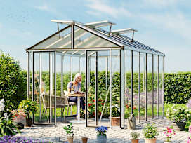 263 x 388 cm Greenhouse, aluminium