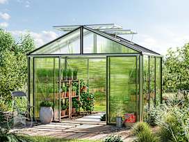 311 x 235 cm Greenhouse, aluminium, no extras 311 x 235 cm Greenhouse, aluminium, no extras