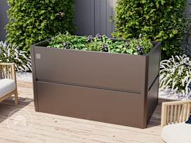 150 x 85 x 77 cm Raised garden bed, steel, metallic-anthracite