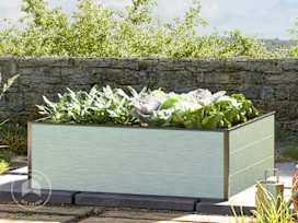 119 x 99 x 39 cm Raised garden bed, Aluminium anodised