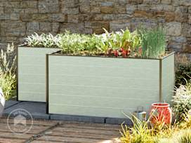 224 x 150 x 77 cm Raised garden bed, Aluminium anodised 224 x 150 x 77 cm Raised garden bed, Aluminium anodised