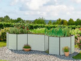 331 x 131 x 77 cm Raised garden bed, Aluminium anodised 331 x 131 x 77 cm Raised garden bed, Aluminium anodised