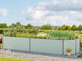 299 x 119 x 77 cm Raised garden bed, Aluminium anodised 299 x 119 x 77 cm Raised garden bed, Aluminium anodised