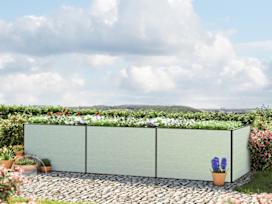 351 x 77 x 77 cm Raised garden bed, Aluminium anodised