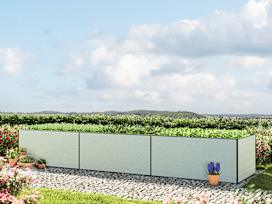 490 x 77 x 77 cm Raised garden bed, Aluminium anodised 490 x 77 x 77 cm Raised garden bed, Aluminium anodised