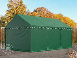 4x6 Storage Tent / Shelter w. ground frame, PVC 750, dark green