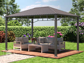 Garden Gazebo Hardtop Sunset Superior, 3x4m Garden Gazebo Hardtop Sunset Superior, 3x4m