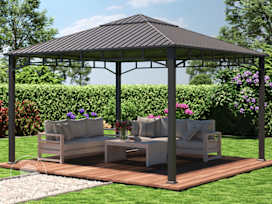 Garden Gazebo Hardtop Sunset Superior, 4x4m Garden Gazebo Hardtop Sunset Superior, 4x4m
