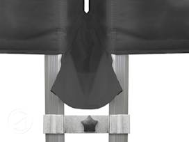 Connecting set 6m side length for pop up gazebos PREMIUM and PROFESSIONAL, 40mm, PVC, black