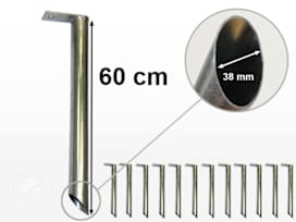 12 pcs Professional Pegs 60cm