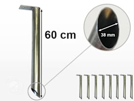 8 pcs Professional Pegs 60cm