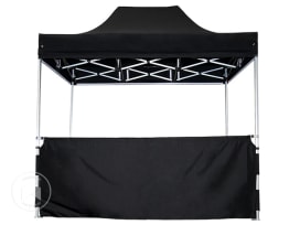 Pared mostrador de 3m para carpas plegables PREMIUM y PROFESSIONAL, negro