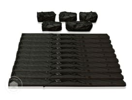 Set de bolsas de transporte con tela Oxford para Carpas para fiestas Pro Ultra / Carpas almacén PVC Professional - ancho 8m, alto 2,6m