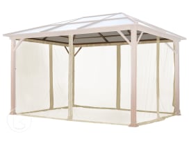 Mosquiteras (set de 4) para Cenador Forest Deluxe 3x4m champán