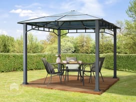 Cenador techo fijo Sunset Deluxe, 3x3m