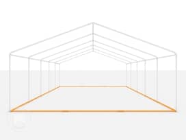 Base reforzada universal 6x10m para Carpa para fiestas