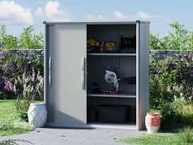 180 x 75 cm Armario exterior XL, gris