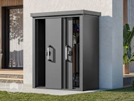 150 x 78 cm Armario exterior L, antracita