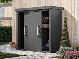 180 x 78 cm Armario exterior L, antracita