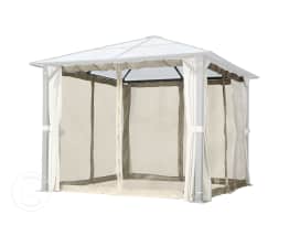 Mosquiteras (set de 4) para Cenador Moonlight Deluxe, 3x3m, crema