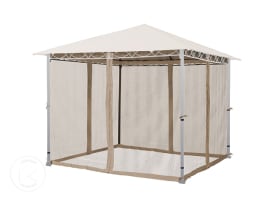 Mosquiteras (set de 4) para Cenador Rendezvous Premium, 3x3m, capuchino
