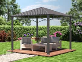 Cenador Hardtop Sunset Superior, 3x3m