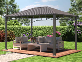 Cenador Hardtop Sunset Superior, 3x4m