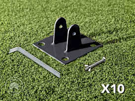 Set de placas base para carpas beduinas, 10 unidades