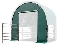 Puerta metálica para la carpa para ganado Professional 3x3 m