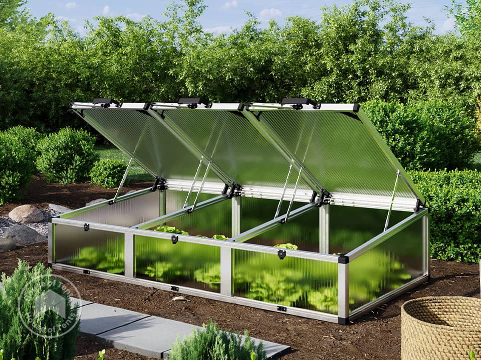 197 x 103 cm Polycarbonate Cold Frame (GFPV00867) | House of Tents