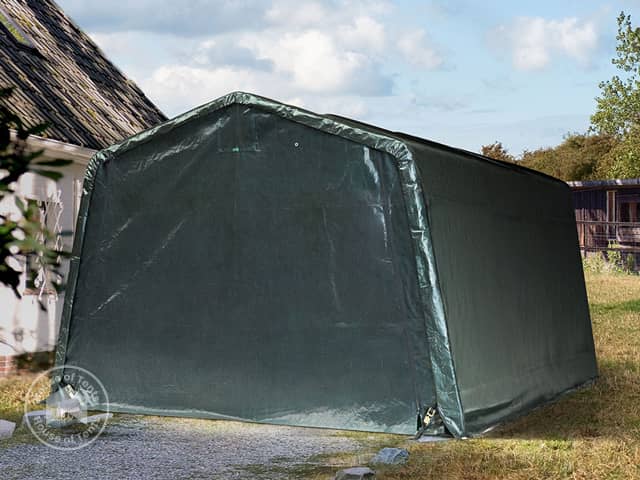 Portable garage 3.3 x 4.7m dark green 7808 House of Tents