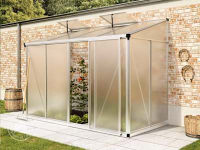 EDEN lean-to greenhouse