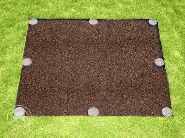 point foundation for garden sheds