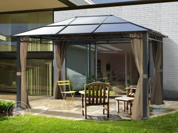 a garden gazebo as ideal patio awning a garden gazebo as ideal patio awning